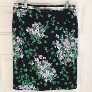 Talbots Oprah Collection Cotton Floral Skirt